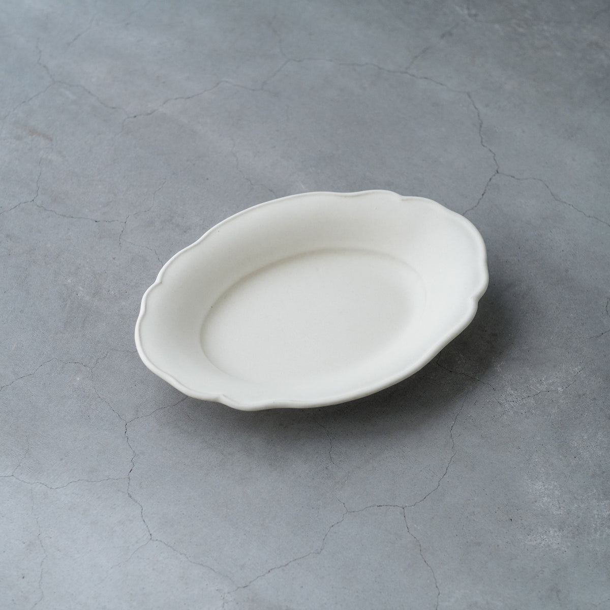 awabi ware｜雲型カレー皿