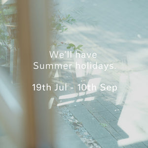 夏季休業のお知らせ