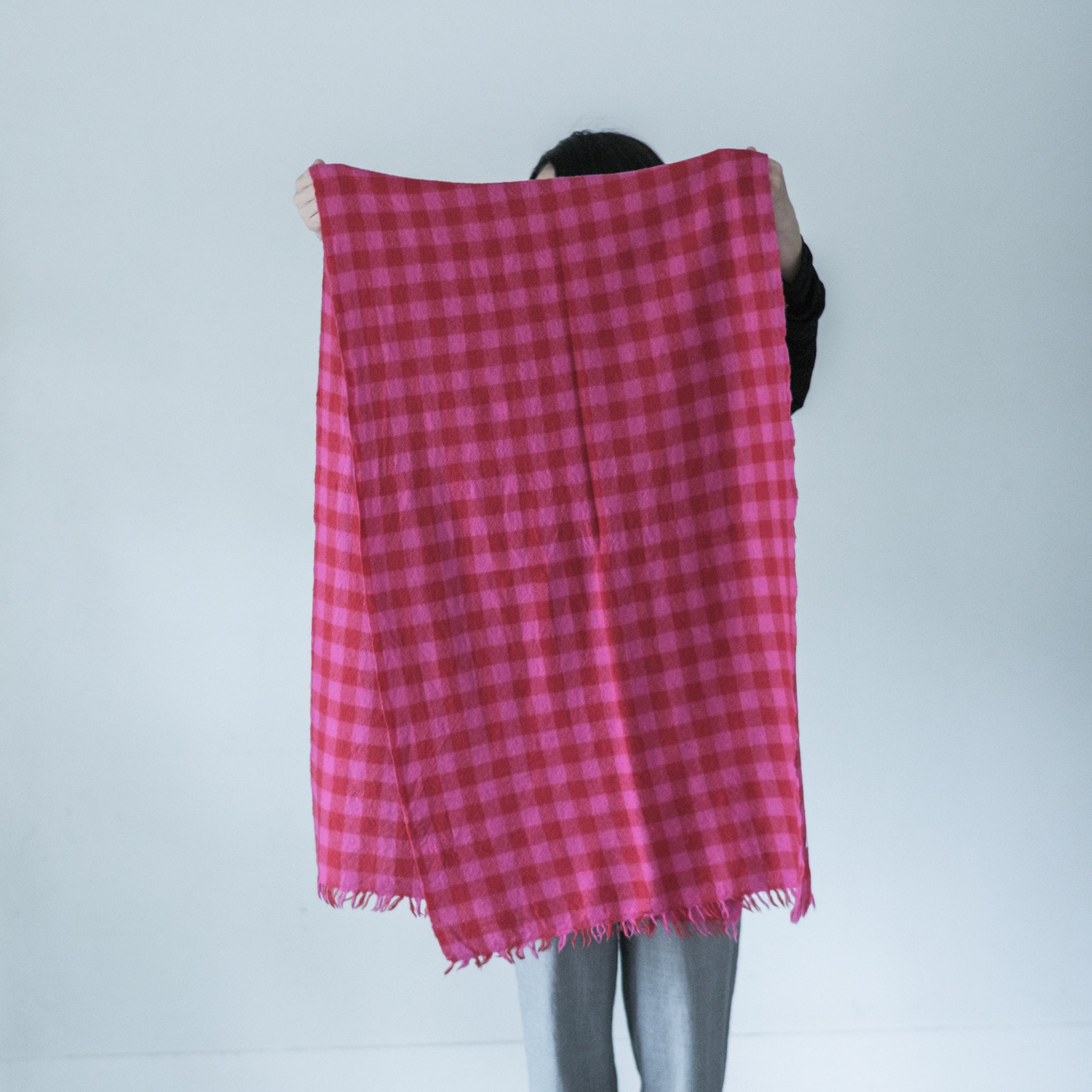 LOCALLY｜02182 gingham check muffler