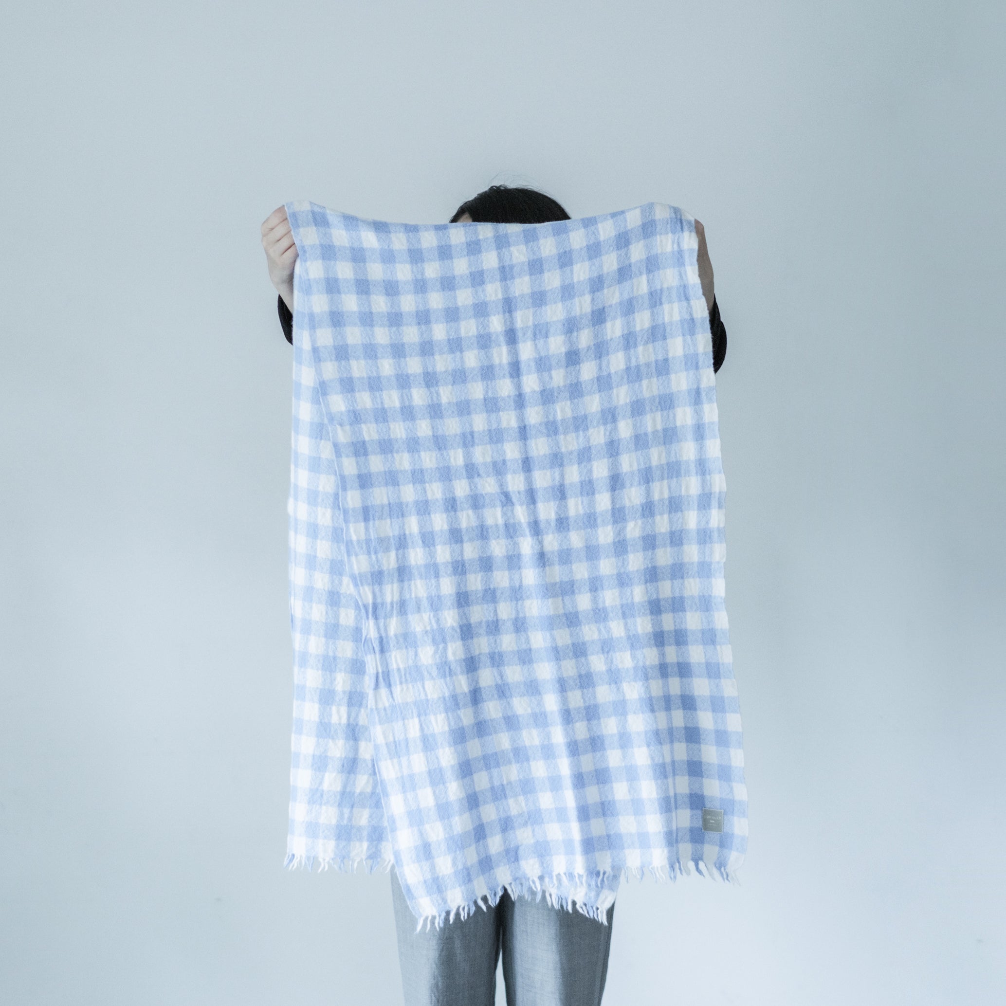 THROW スロー Reversible Gingham Check ストール THROW スロー Reversible Gingham Check ストール