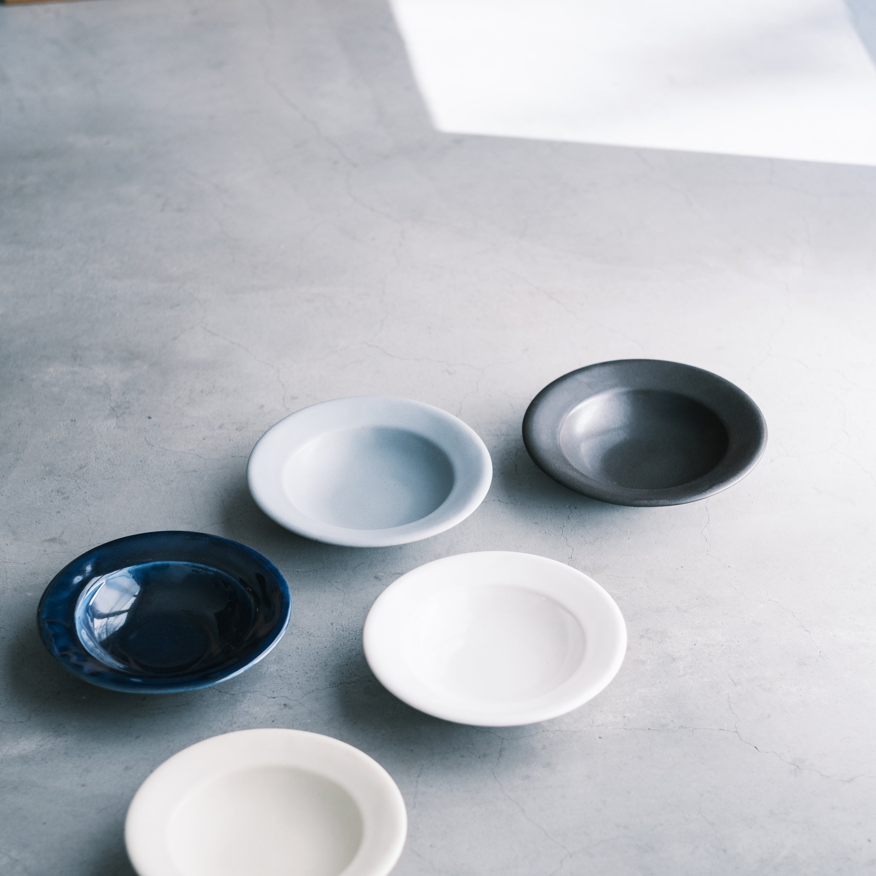 Awabi ware リムスープ皿S 白磁色 2枚セット 【公式通販】