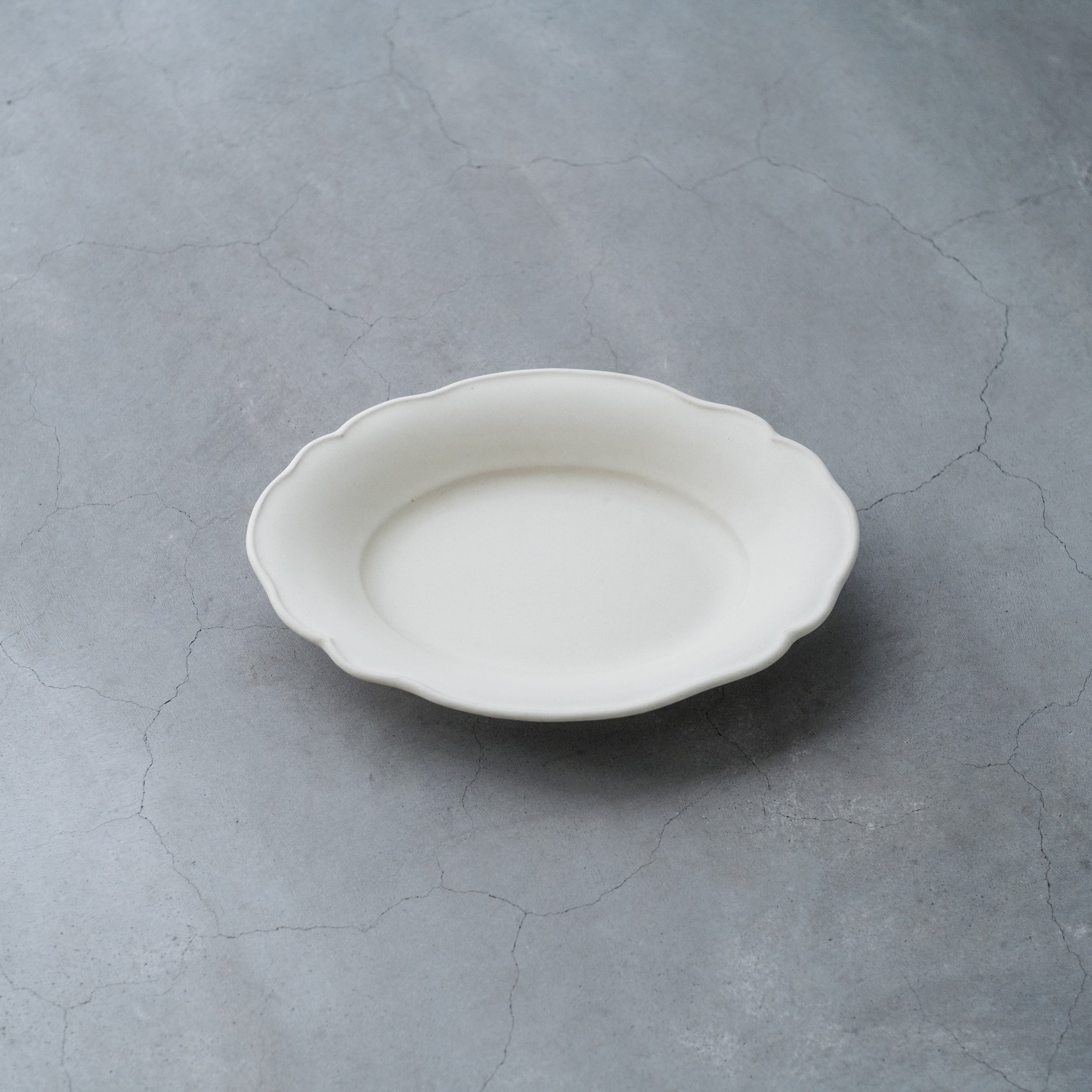 awabi ware｜雲型カレー皿