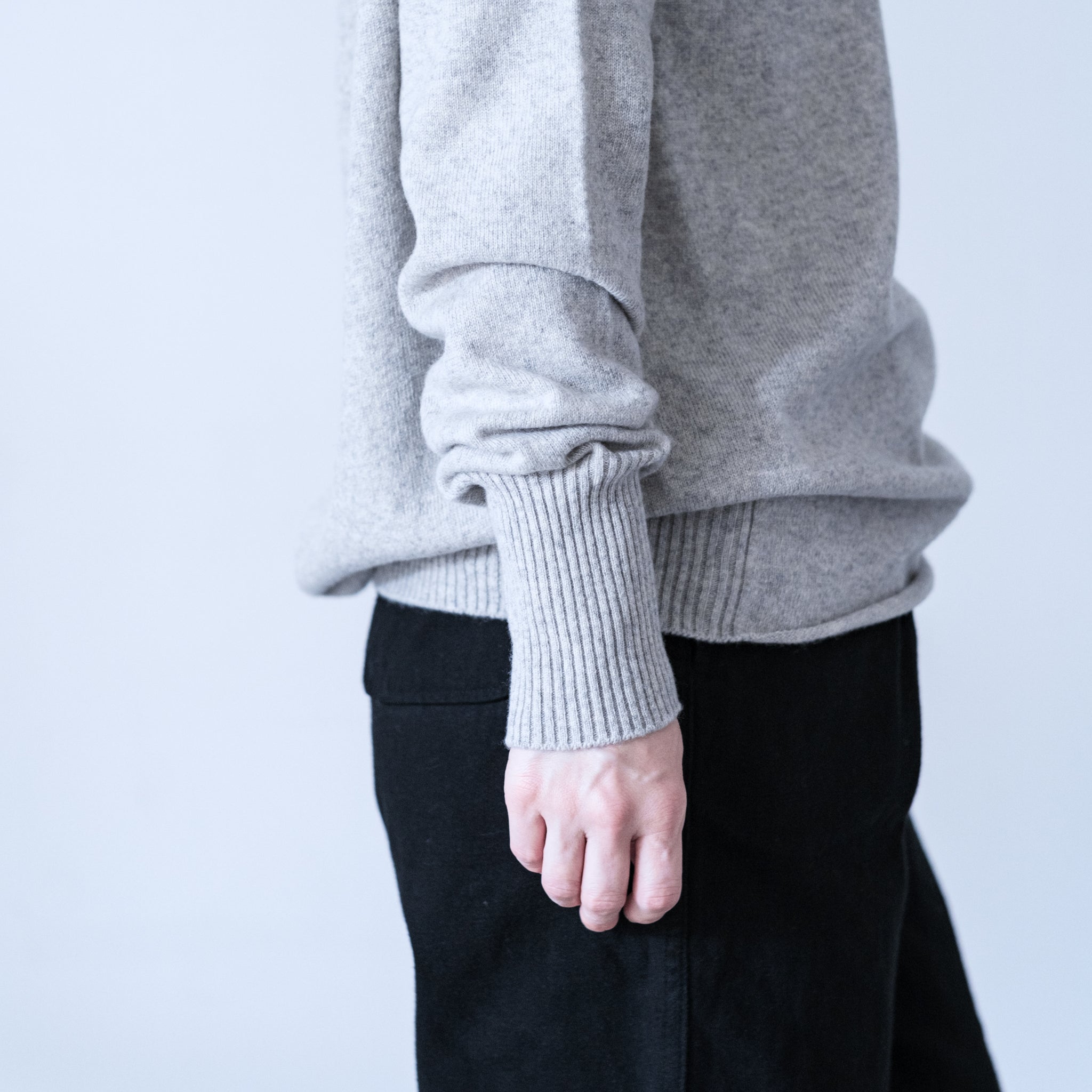 koton｜ウールカシミヤ12Gスロウピングショルダークルーネック 