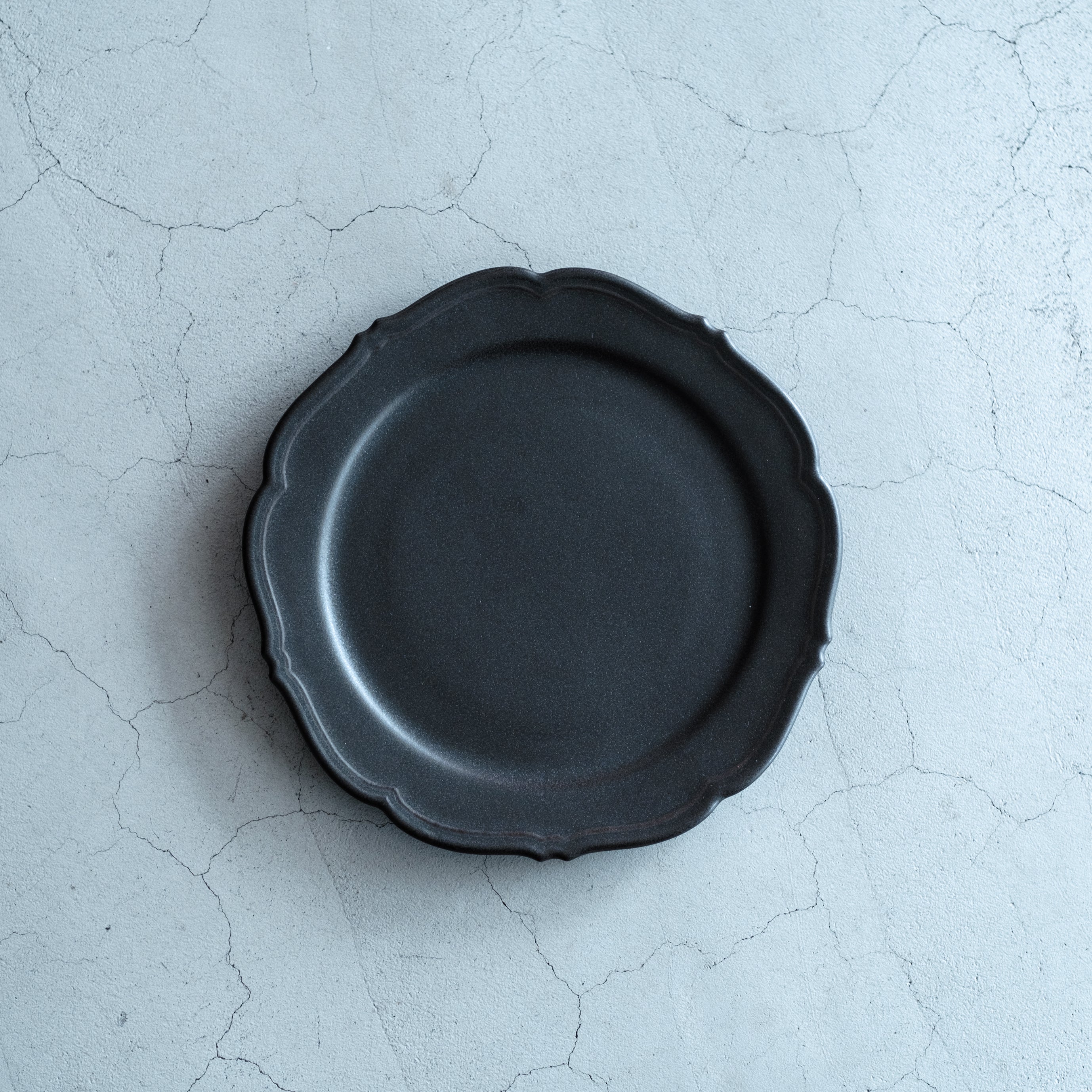 awabi ware｜輪花平皿