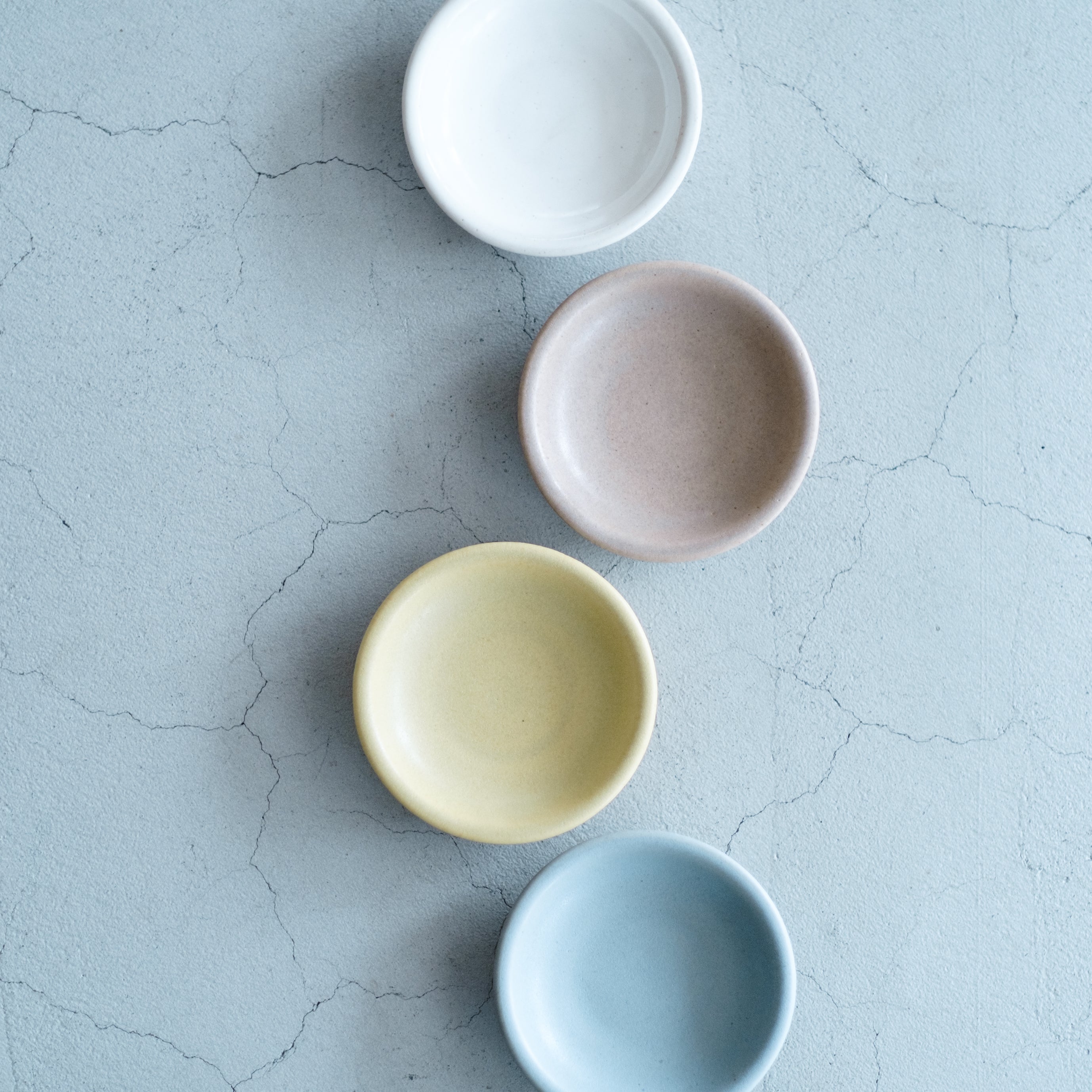 awabi ware｜薬味皿・丸