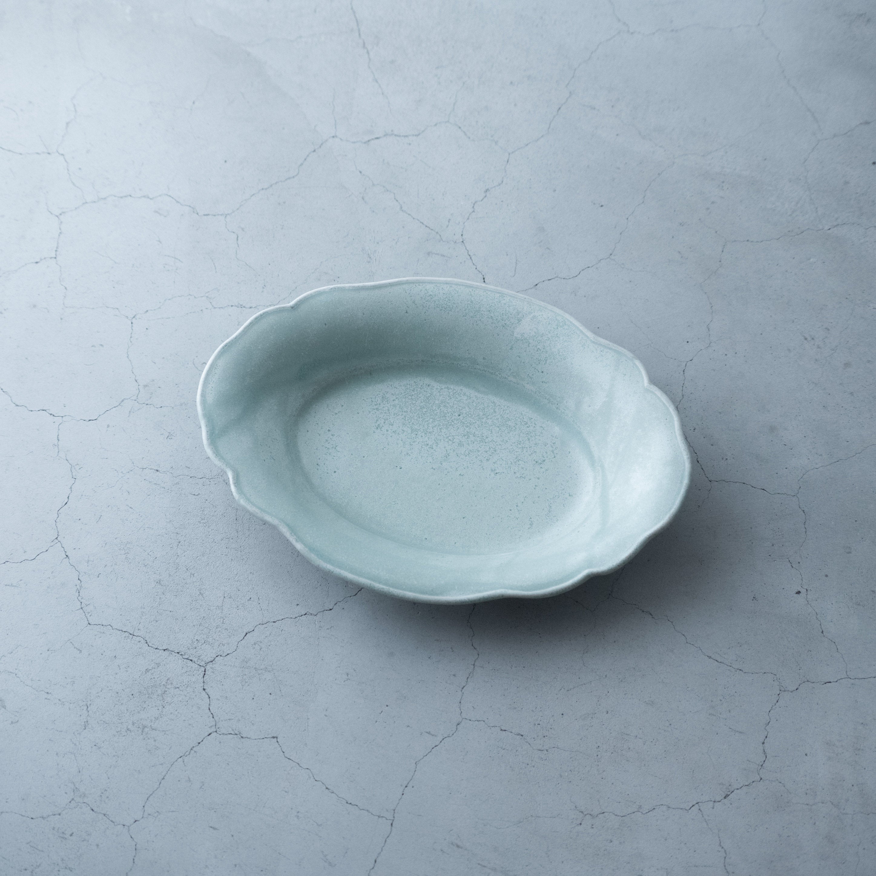 awabi ware 雲型カレー皿 アイボリー awabi ware｜雲型カレー皿 - park(パーク) | キナリノモール