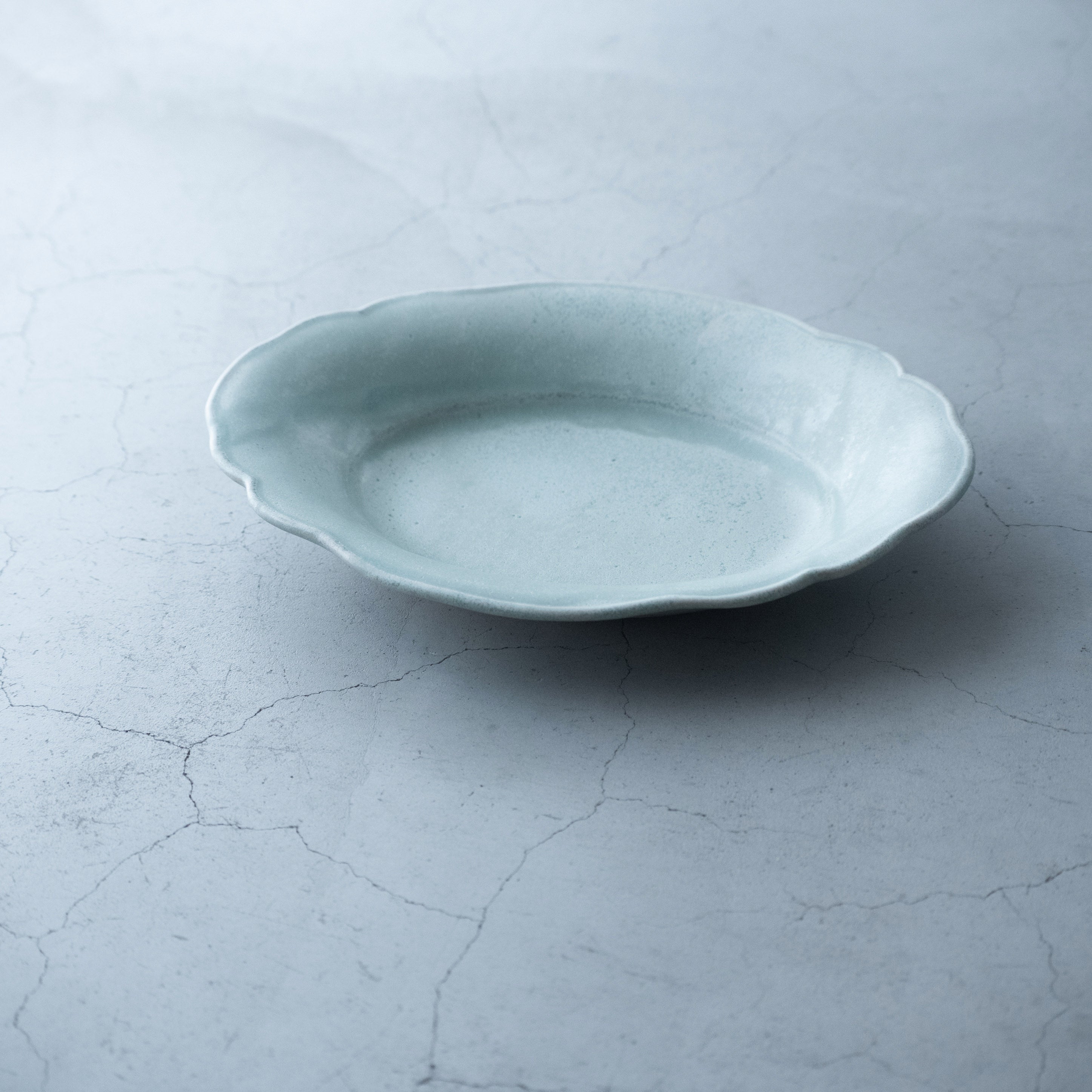 awabi ware｜雲型カレー皿