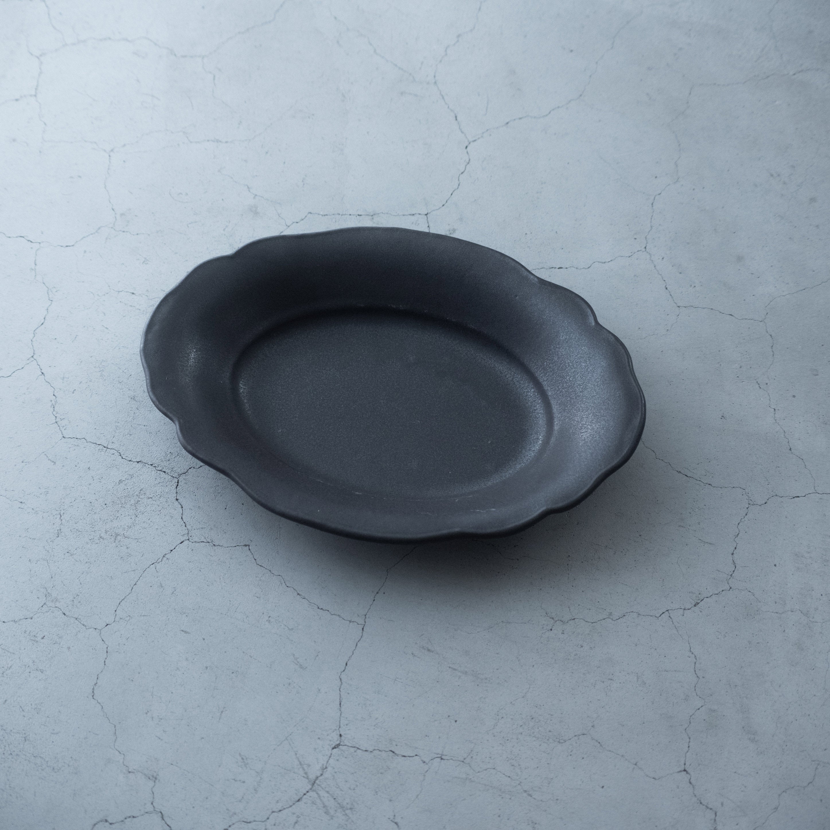 awabi ware｜雲型カレー皿